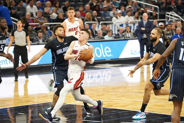 Orlando Magic Ospita Miami Heat All Amway Center Orlando Florida — Foto Stock