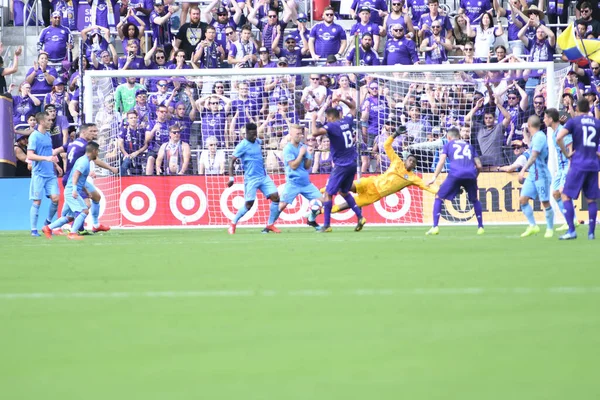 Orlando City Host New York City Orlando City Stadium Orlando — Stock fotografie