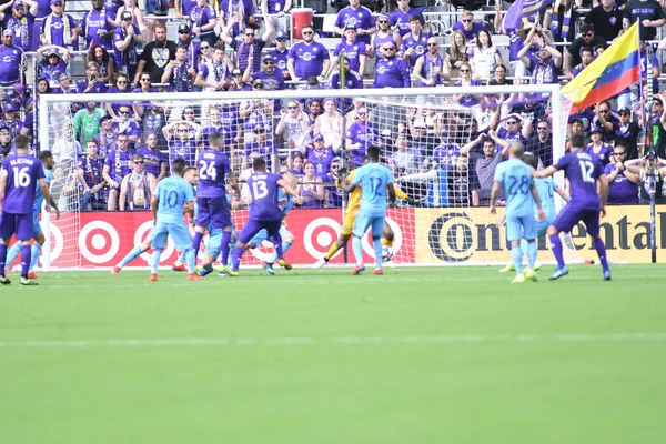 Orlando City Host New York City Orlando City Stadium Orlando — Stock fotografie