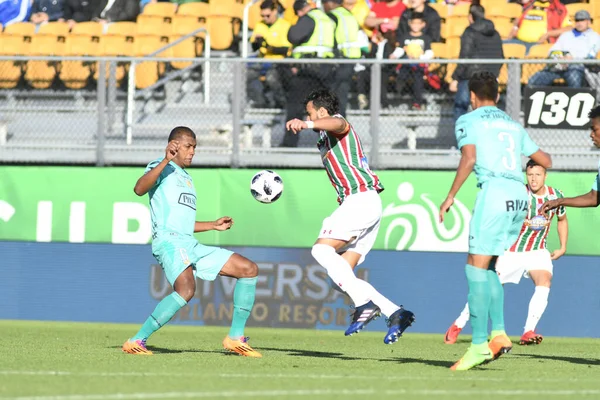 Fluminense Barcelona Podczas Pucharu Florydy Stadionie Spectrum Stycznia 2018 Orlando — Zdjęcie stockowe