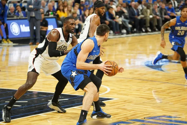 Orlando Magic Gastheer Van Lakers Het Amway Center Orlando Florida — Stockfoto