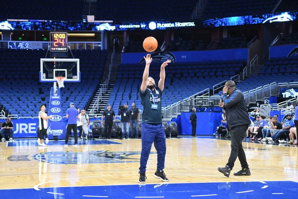 Orlando Magic Проводить Практичну Сесію Amway Center Орландо Флорида Жовтня — стокове фото