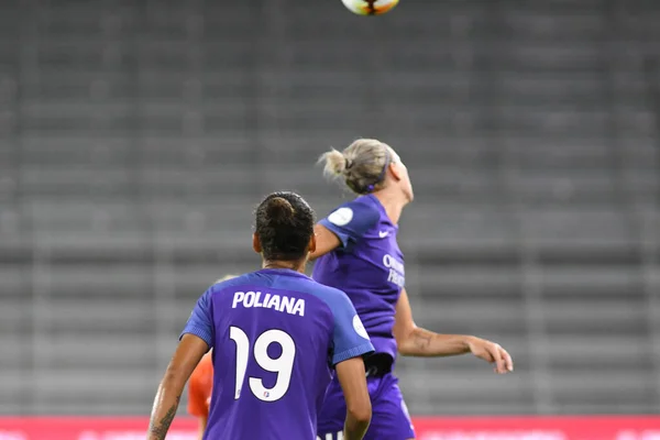 Orlando Pride Värd För Houston Dash Orlando City Stadium Den — Stockfoto