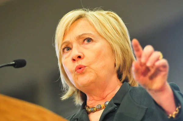 Candidata Presidencial Democrata Hillary Clinton Fala Evento Campanha Eleitoral Orlando — Fotografia de Stock