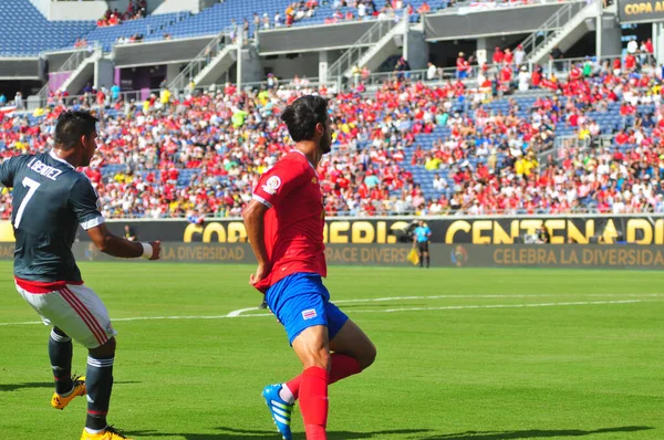 Costa Rica Enfrenta Paraguay Durante Copa América Centenario Camping World —  Fotos de Stock