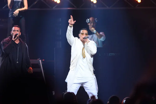 Daddy Yankee Don Omar Koncercie Amway Center Orlando Florydzie Sierpnia — Zdjęcie stockowe