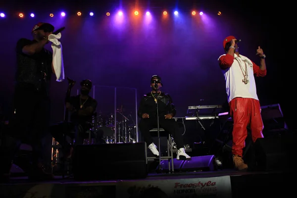Singers 2014年11月15日 フロリダ州オーランドのCfeアリーナでKeith Sweat Jagged Edge Dru Hill Sisqoが演奏 — ストック写真
