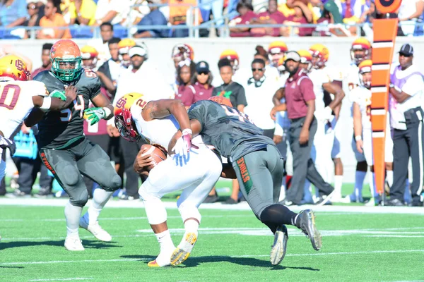 Florida Rattlers Face Bethune Cookman Wildcats Durig Florida Classics Camping — стокове фото