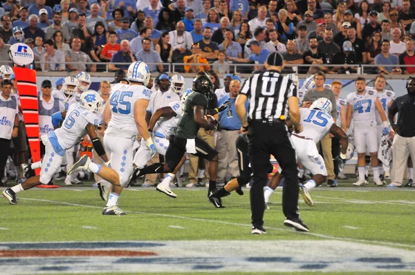 North Carolina Affronta Baylor Durante Russell Athletic Bowl Camping World — Foto Stock