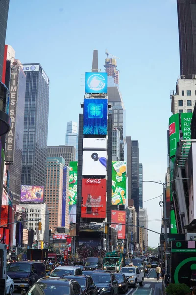 Vista Sobre Tráfico Calles Nueva York —  Fotos de Stock