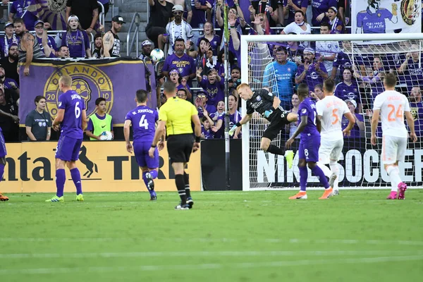 Orlando City Otthont Atlanta United Alatt Cup Exploria Stadium Orlando — Stock Fotó