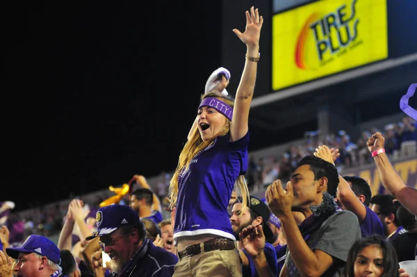 Orlando City Hostitel Galaxy Stadionu Camping World Orlando Florida Dne — Stock fotografie