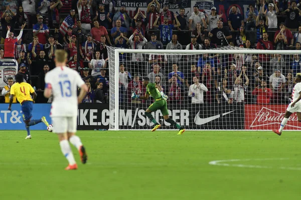 Men National Team Host Ecuador National Team Orlando City Stadium — Stock Photo, Image