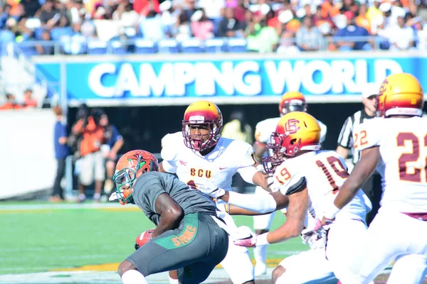 Florida Rattlers Face Bethune Cookman Wildcats Durig Florida Classics Camping — стокове фото