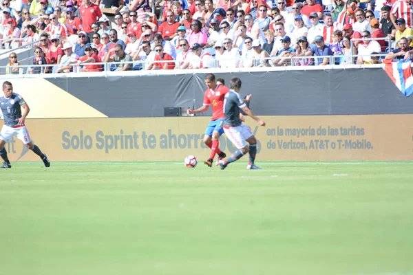 Costa Rica Enfrenta Paraguai Durante Centenário Copa América Estádio Mundial — Fotografia de Stock