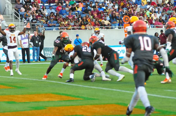 Florida Rattlers Face Bethune Cookman Wildcats Durig Florida Classics Camping — стокове фото