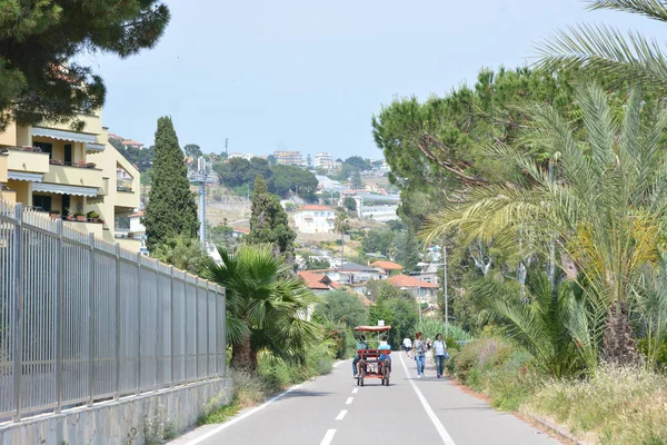 stock image Beautiful San Remo Italy on May 25, 2017.