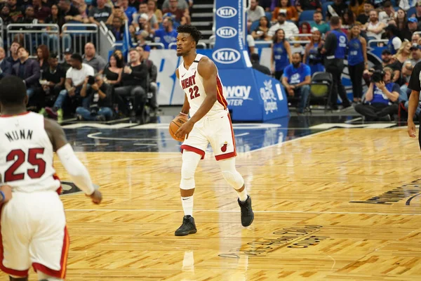 Jogo Basquete Temporada Nba Orlando Magic Miami Heat Janeiro 2020 — Fotografia de Stock