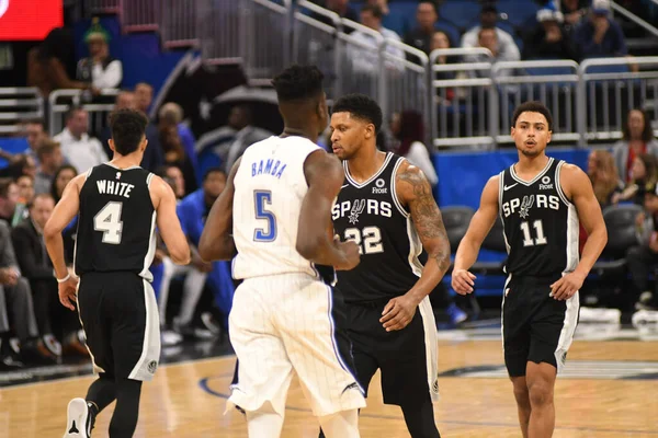 Orlando Magic Host San Antonio Spurs Amway Center Orlando Florida — Φωτογραφία Αρχείου