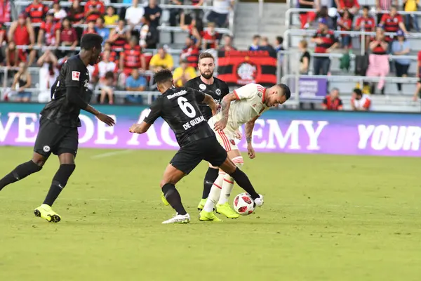 Flamengo Eintracht Frankfurt Allo Orlando City Stadium Sabato Gennaio 2019 — Foto Stock