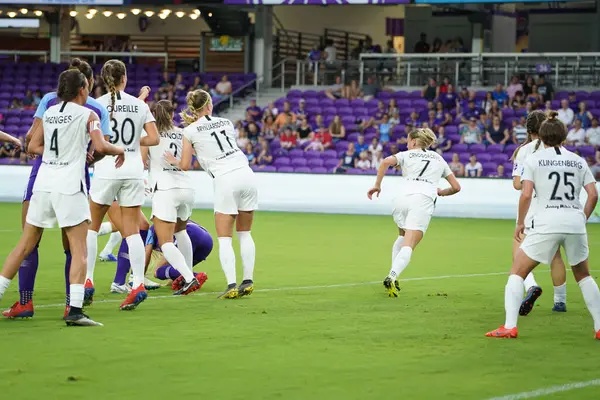 Photo Prides Hosts Portland Thorns Orlando City Stadium Orlando Florida — стокове фото