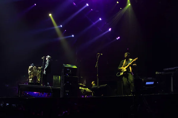 Singer Usher Performs Amway Center Orlando Florida December 2015 — Stock Photo, Image