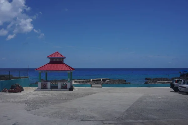 Vista Encantadora Algumas Das Mais Belas Praias Ilha Caymond Cidade — Fotografia de Stock