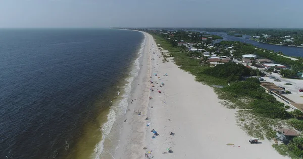 Luchtfoto Van Het Prachtige Clearwater Beach Florida Augustus 2017 — Stockfoto