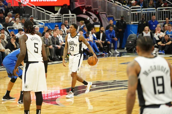 Orlando Magic Gastheer Van Clippers Het Amway Center Orlando Florida — Stockfoto