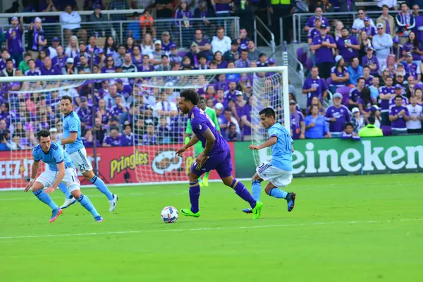 Orlando City Hospeda Nyc Orlando City Stadium Orlando Florida Março — Fotografia de Stock