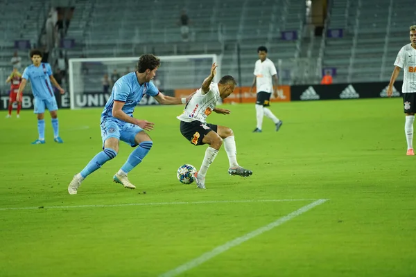 Florida Cup 2020 Corinthians Nycfc Partita Allo Exploria Stadium Orlando — Foto Stock