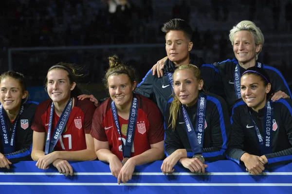 ABD, 7 Mart 2018 tarihinde Orlando City Stadyumu 'ndaki SheBelives Kupası' nda İngiltere ile karşı karşıya geldi..  