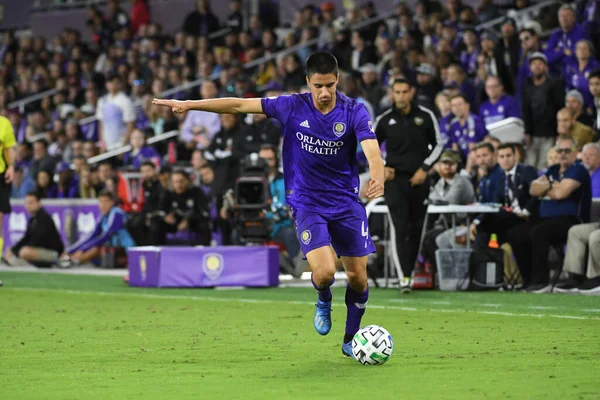 Orlando City Empfängt Real Salt Lake Exploria Stadium Samstag Den — Stockfoto