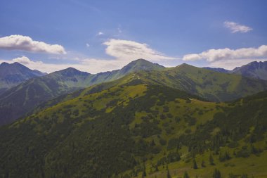 Tatra Dağları 'nın güzel yaz manzarası
