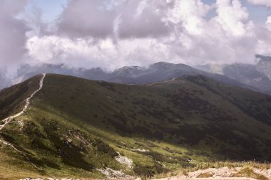 Tatra Dağları 'nın güzel yaz manzarası
