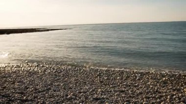 Fransa 'da Atlantik kıyısı. Etretat