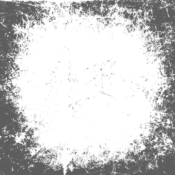 Кругла Гранжева Чорно Біла Рамка Векторний Фон Пробілом Копіювання — стоковий вектор