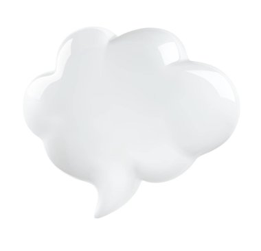 parlak bulut kabarcık, vektör çizim