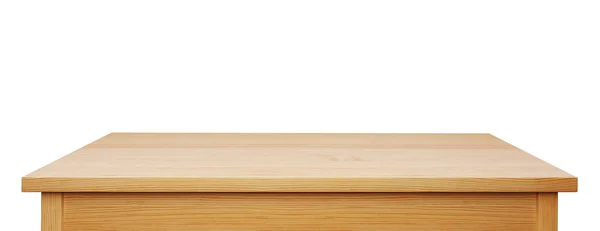 Piano Legno Pino Isolato Sfondo Bianco Utile Esposizione Montaggio Del — Foto Stock