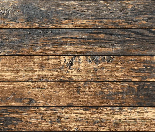 Starych Drewnianych Desek Tekstura Tła Wektor Grunge — Wektor stockowy