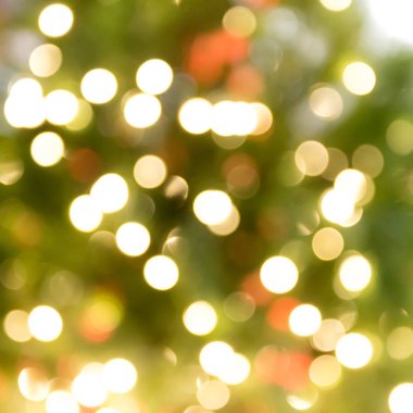 Bokeh ışık turuncu yeşil kırmızı renk arka plan