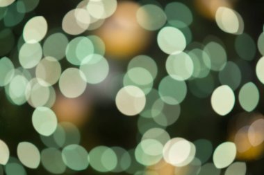 Soyut bokeh turuncu yeşil kırmızı renkli renkli ışıklar