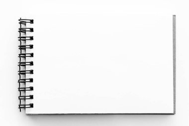 Not defteri kağıt beyaz boş sayfaları karalama defteri