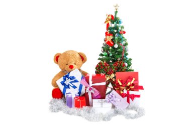 Hediye kutuları ve Teddy Bea