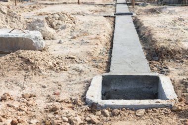Beton taş Vakfı çerçeve şantiye