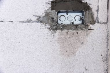 Sanayi elektrik blok duvar desteğinde