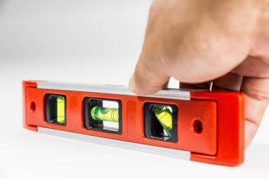 ekipman doğruluğu su seviyesi kırmızı renk inşaat aracı