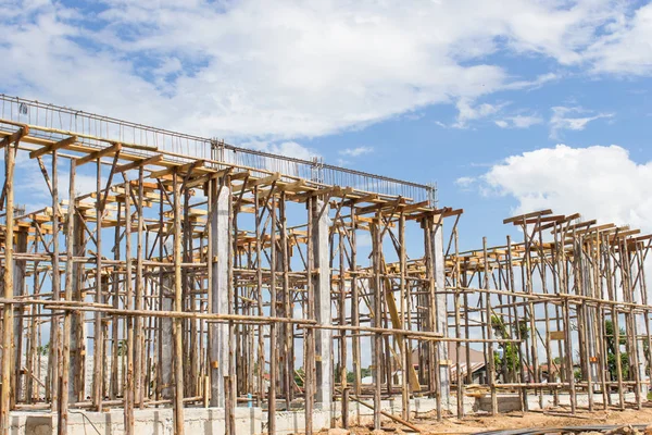 Construcción Vigas Apoyo Emplazamientos — Foto de Stock