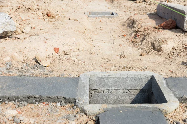 Beton taş Vakfı çerçeve şantiye