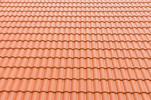 Home Bouw Bouw Dak Tegels Beton Oranje Kleur — Stockfoto
